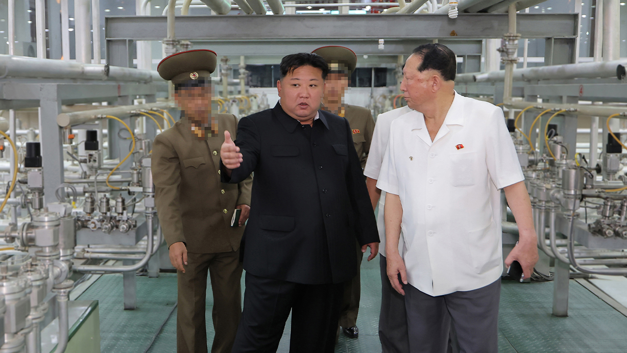 N. Korea reveals uranium enrichment facility for first time as Kim Jong-un tours site