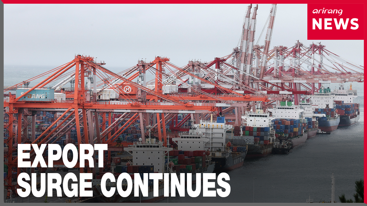 South Korea's Exports in May Jump 53% to Record High Trade Data of US$ 87.8 bil.